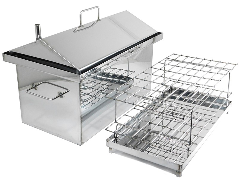 Коптильня нержавіюча 500х300х350 мм товщина корпусу 2 мм термометр в комплекті Коптильня нержавіюча 500х300х350 мм товщина корпусу 2 мм термометр в комплекті