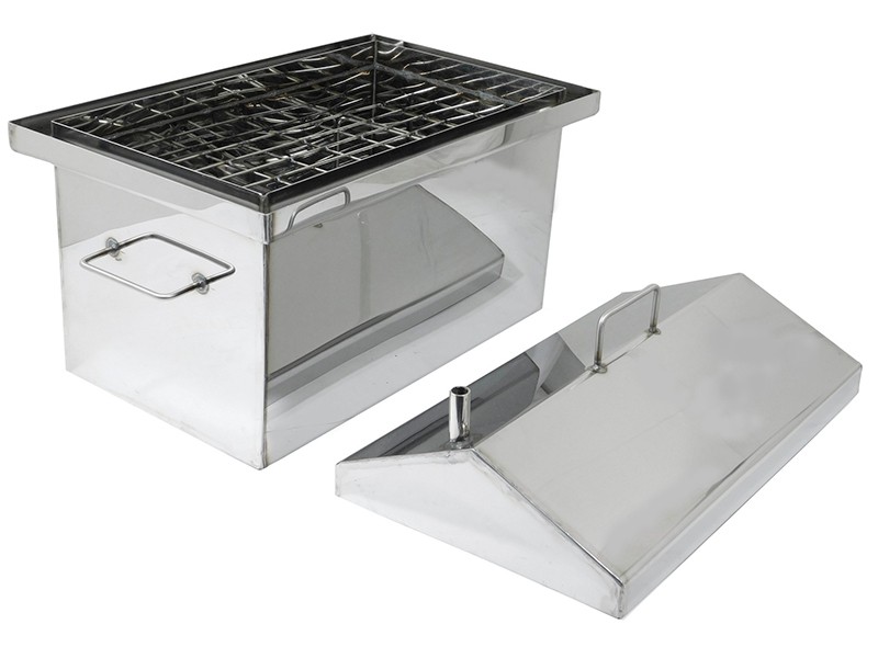 Коптильня нержавіюча 500х300х350 мм товщина корпусу 2 мм термометр в комплекті Коптильня нержавіюча 500х300х350 мм товщина корпусу 2 мм термометр в комплекті