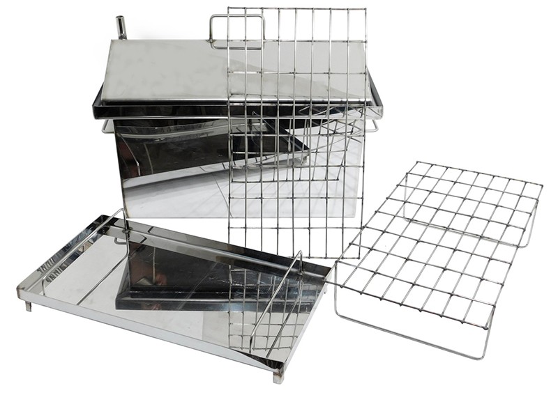 Коптильня нержавіюча 500х300х350 мм товщина корпусу 2 мм термометр в комплекті Коптильня нержавіюча 500х300х350 мм товщина корпусу 2 мм термометр в комплекті