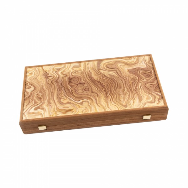 Нарди ручної роботи Manopoulos з оливкового дерева 48x52см Нарди ручної роботи Manopoulos з оливкового дерева 48x52см