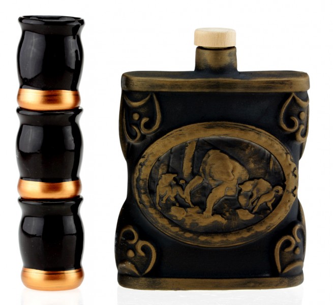 Подарочный набор Охота фляга и стопки Подарочный набор Охота фляга и стопки