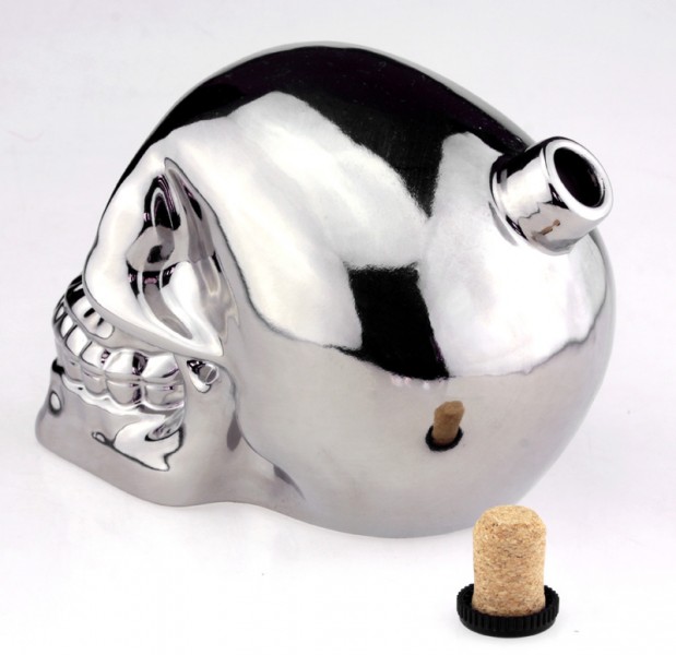 Горілковий набір штоф та чарки Череп Горілковий набір штоф та чарки Череп