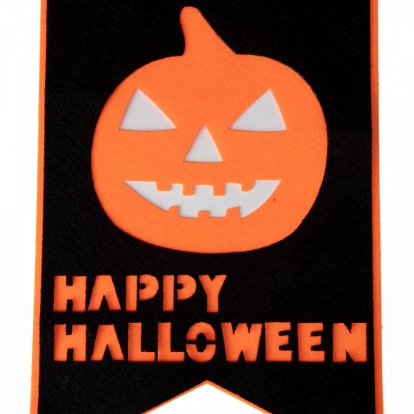 Гірлянда на Хелловін - Гарбуз чорний Гірлянда на Хелловін - Гарбуз чорний