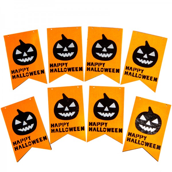 Гірлянда розтяжка на Хелловін Гарбуз Гірлянда розтяжка на Хелловін Гарбуз