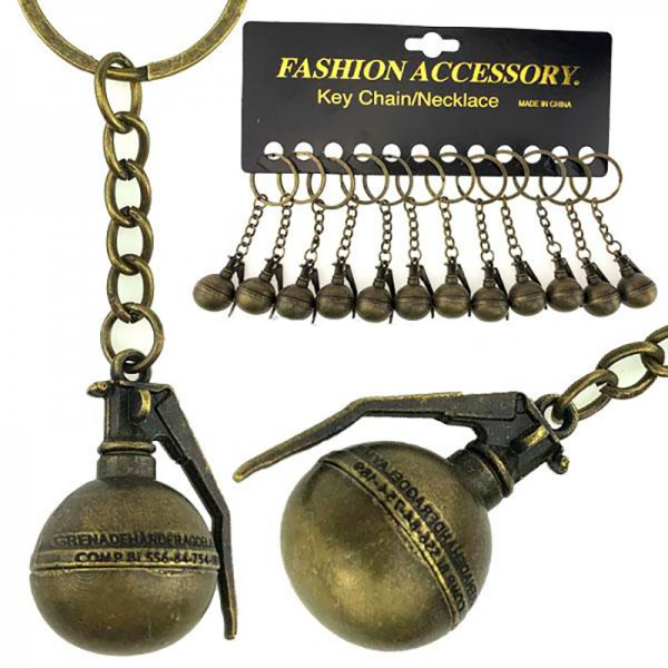 Брелок металлический круглая граната Брелок металлический круглая граната