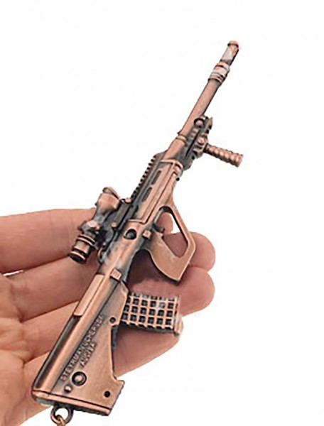 Брелок металлические автомат большой бронза 15 см Брелок металлические автомат большой бронза 15 см