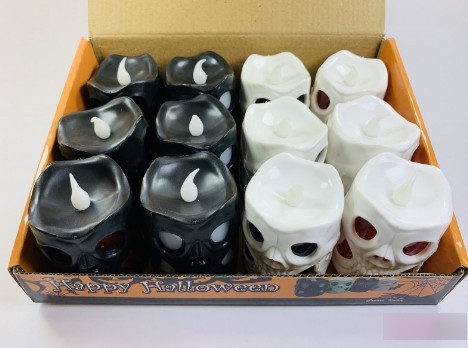 Свічка череп , що світиться Свічка череп , що світиться