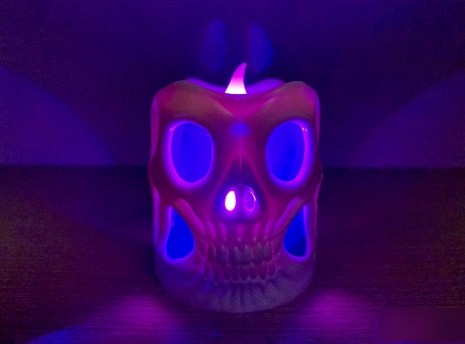 Свічка череп , що світиться Свічка череп , що світиться