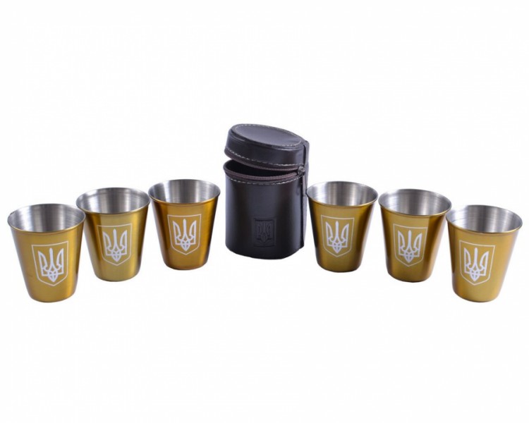 Черки з нержавіючої сталі в шкіряному чохлі Україна Черки з нержавіючої сталі в шкіряному чохлі Україна