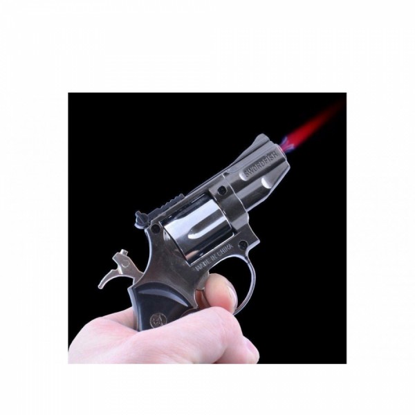 Зажигалка Пистолет Револьвер Мини в кобуре Зажигалка Пистолет Револьвер Мини в кобуре