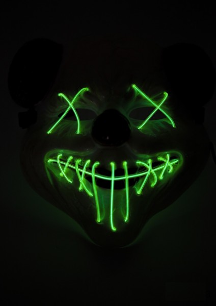 Маска Сладкоежка с зеленой подсветкой Маска Сладкоежка с зеленой подсветкой