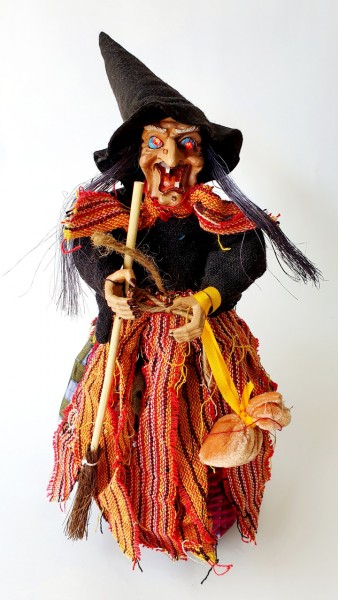 Декор звуковий - Відьма з мітлою Декор звуковий - Відьма з мітлою