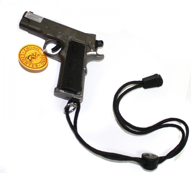 Зажигалка пистолет турбо пламя и лазер Зажигалка пистолет турбо пламя и лазер