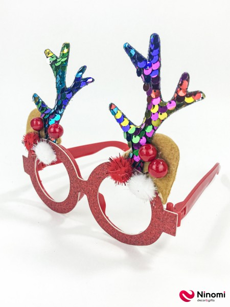Карнавальные очки Олень Карнавальные очки Олень