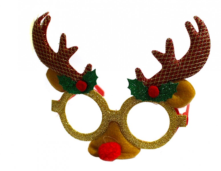 Новогодний очки рождественский олень Новогодний очки рождественский олень