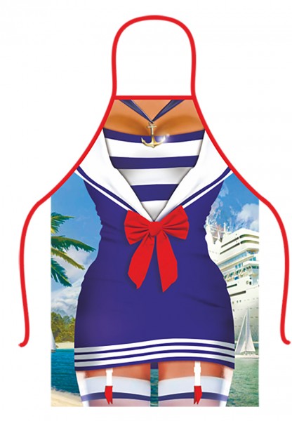 Прикольный фартук Морячка Прикольный фартук Морячка