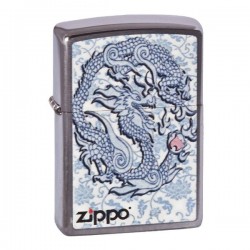 ����������� Zippo Dragon Reg Brush Chrome