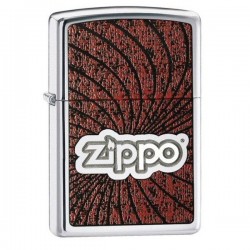  Zippo 24804 WAVES HIGH POLISH CHROME