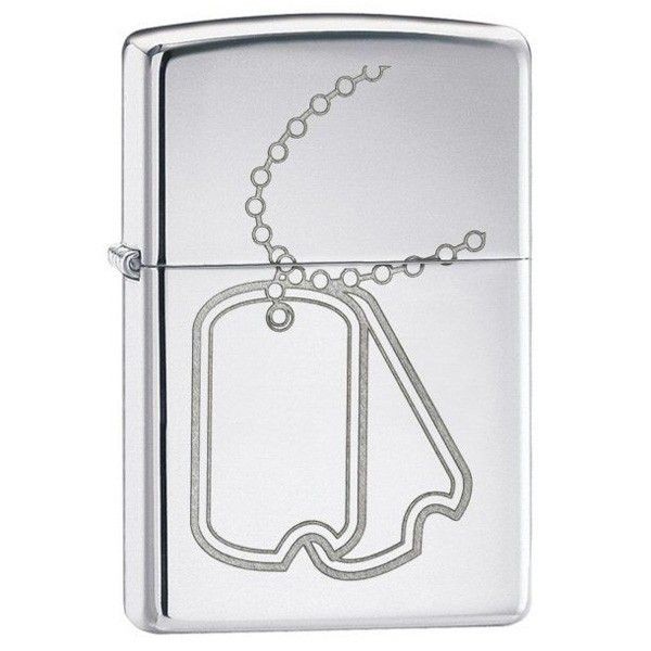 Запальничка Zippo 24836 DOG TAG HIGH POLISH CHROME Запальничка Zippo 24836 DOG TAG HIGH POLISH CHROME