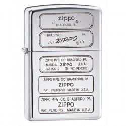Зажигалка Zippo Bottom Stamps 28381