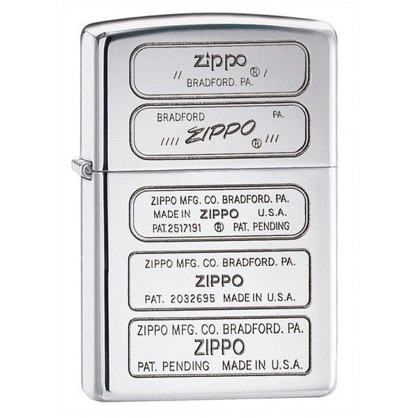 Запальничка Zippo Bottom Stamps 28381 Запальничка Zippo Bottom Stamps 28381