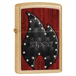  Zippo 28832 Leather Flame