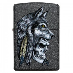  Zippo Wolf Skull 29863