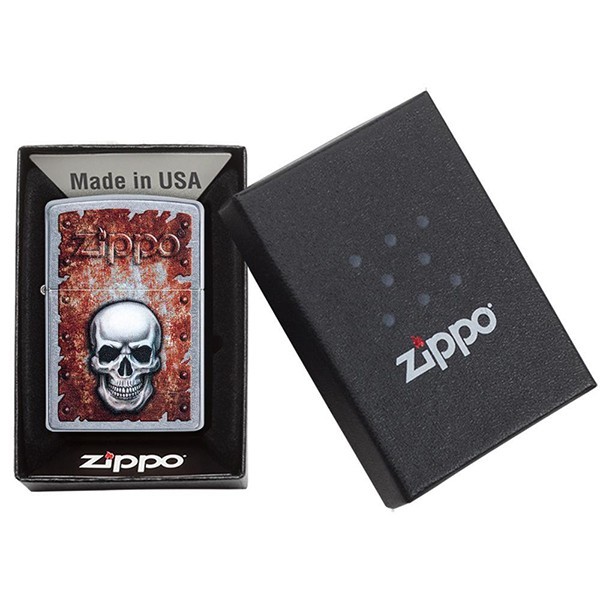Запальничка Zippo Rusted Skull Design 29870 Запальничка Zippo Rusted Skull Design 29870