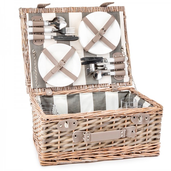Кошик для пікніка Естетика на 6 осіб Кошик для пікніка Естетика на 6 осіб