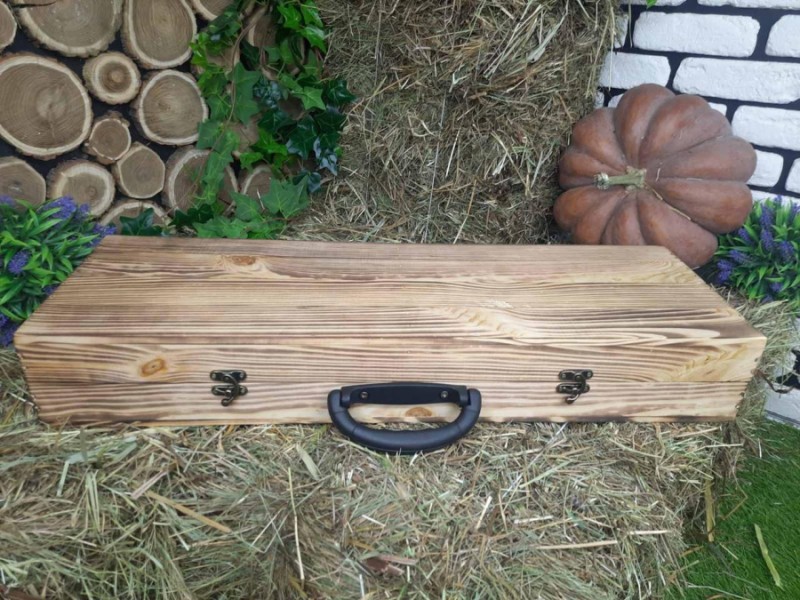 Набор из 8 шампуров для люля-кебаб "Master" (730х15х3 мм) в деревянном кейсе Набор из 8 шампуров для люля-кебаб "Master" (730х15х3 мм) в деревянном кейсе