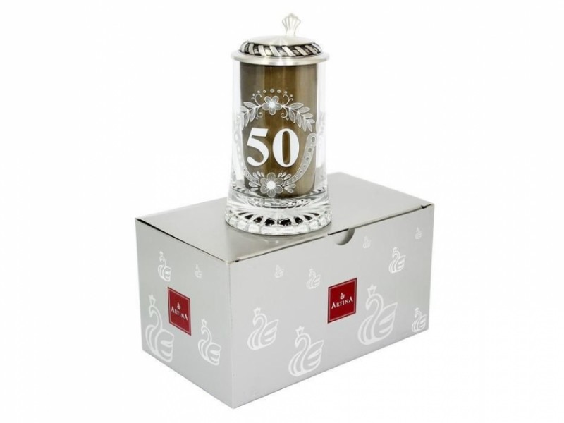 Кружка пивная "50" юбилейная Кружка пивная "50" юбилейная