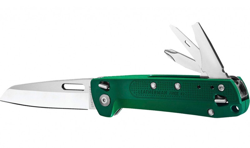 нож-мультитул LEATHERMAN FREE K2 EVERGREEN нож-мультитул LEATHERMAN FREE K2 EVERGREEN