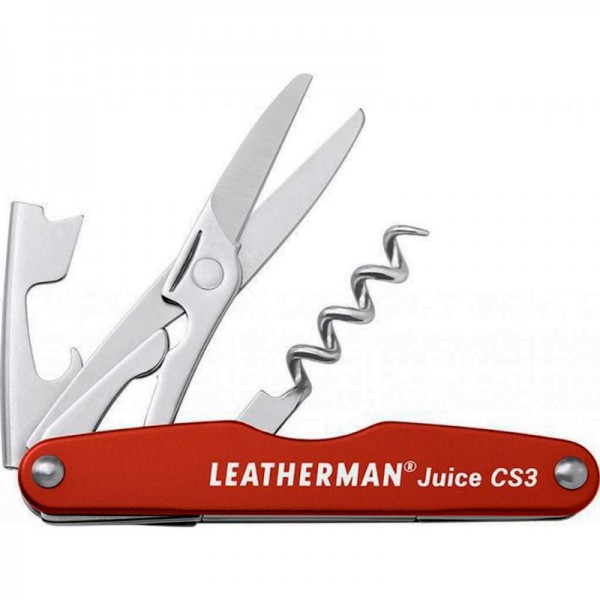 мультитул LEATHERMAN JUICE CS3- CINNABAR ORANGE мультитул LEATHERMAN JUICE CS3- CINNABAR ORANGE