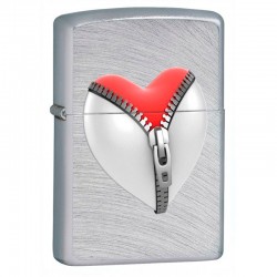   ZIPPO 28327 ZIP HEART EBONY