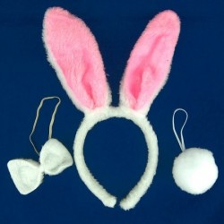 Набор Кролика уши, галстук-бабочка, хвостик