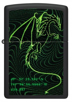 ��������� Zippo   218 2022PFF Cyberpunk Dragon Design