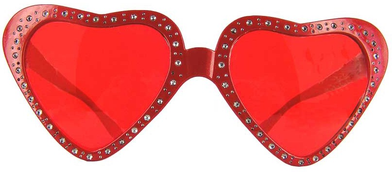 Очки "Сердечки со стразами" Очки "Сердечки со стразами"