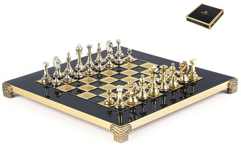 Шахматы Manopoulos "Стонтона" S32GRE Шахматы Manopoulos "Стонтона" S32GRE