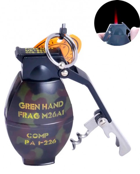 Зажигалка газовая Граната (Турбо пламя) Зажигалка газовая Граната (Турбо пламя)