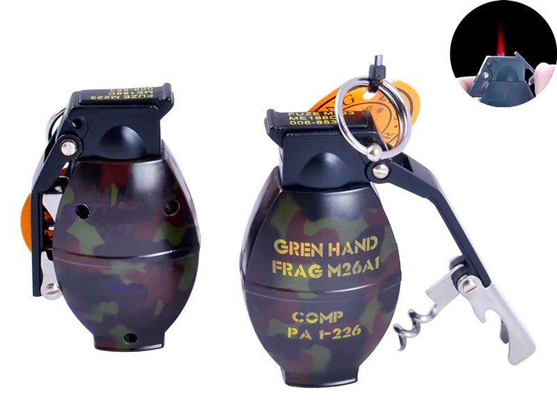 Зажигалка газовая Граната (Турбо пламя) Зажигалка газовая Граната (Турбо пламя)