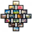 ДЕРЕВ’ЯНА МУЛЬТИРАМКА НА 16 ФОТО ФАНТАЗІЯ НА 16, ЧОРНА .