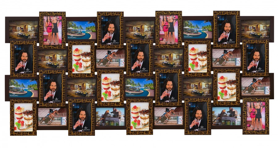 Велика мультирамка Руноко 36 - Золотий Шоколад . Велика мультирамка Руноко 36 - Золотий Шоколад .