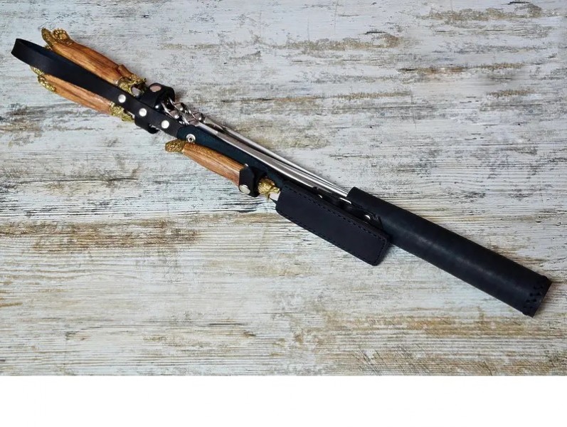 Набір шампурів з вилкою для зняття м’яса Ведмежа лапа Набір шампурів з вилкою для зняття м’яса Ведмежа лапа