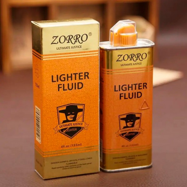 Бензин для заправки запальничок 133 мл Zorro Бензин для заправки запальничок 133 мл Zorro