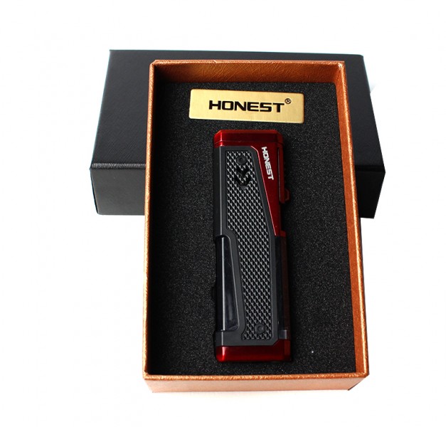 Зажигалка Honest для сигар четыре форсунки Зажигалка Honest для сигар четыре форсунки