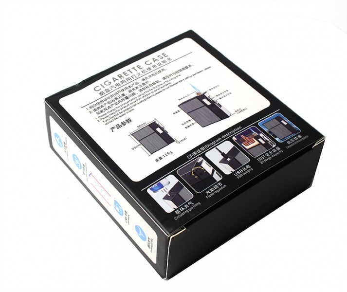 Портсигар с зажигалкой usb + форсунка Портсигар с зажигалкой usb + форсунка