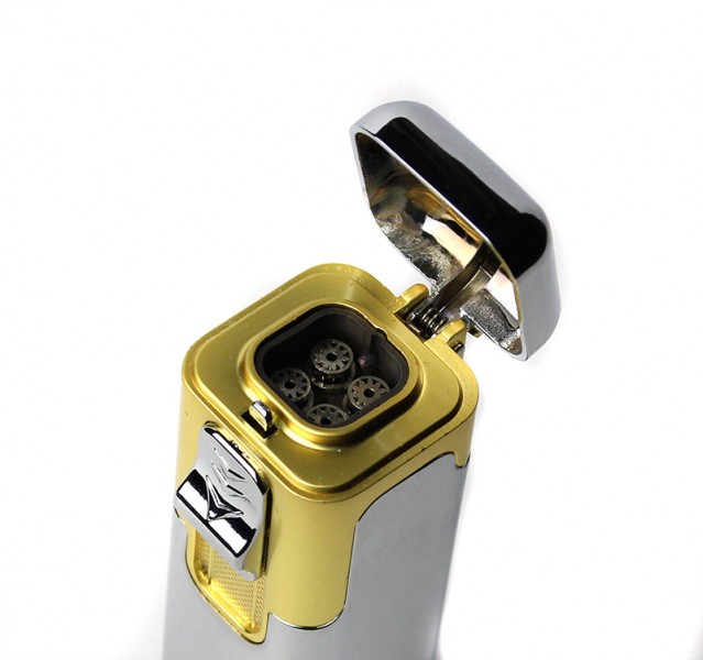 Зажигалка на 4 форсунки для сигар Зажигалка на 4 форсунки для сигар