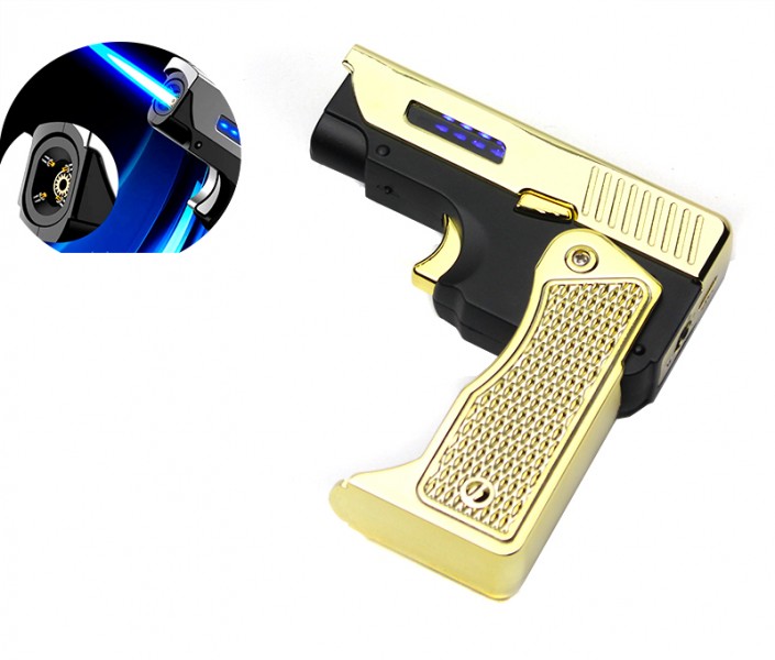 Зажигалка пистолет форсунка в подарочной упаковке Зажигалка пистолет форсунка в подарочной упаковке