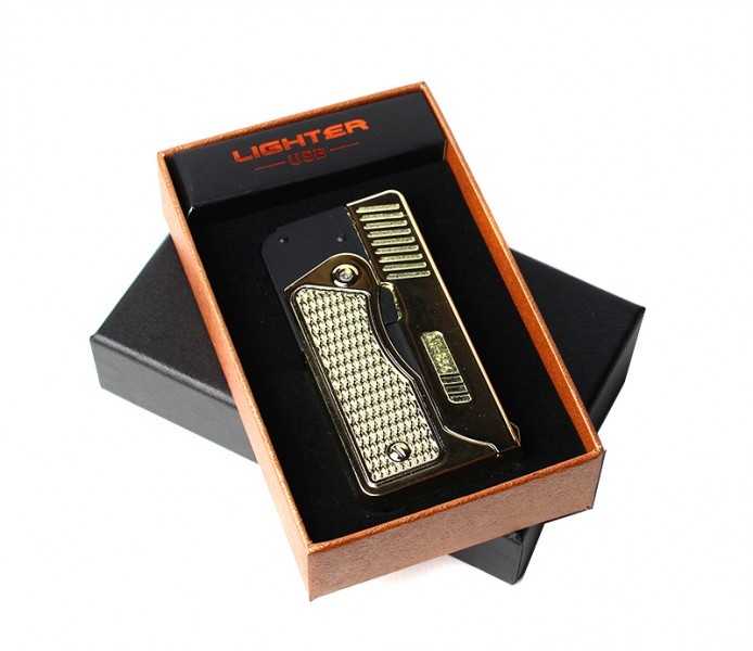 Зажигалка пистолет форсунка в подарочной упаковке Зажигалка пистолет форсунка в подарочной упаковке