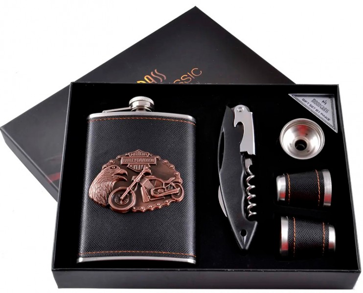 Подарочный набор фляга HARLEY-DAVIDSON Подарочный набор фляга HARLEY-DAVIDSON
